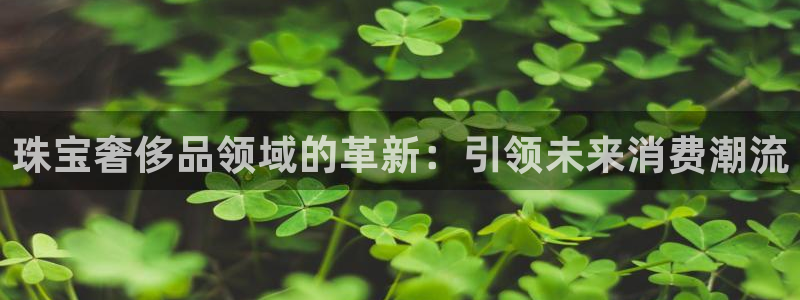 新宝gg5：珠宝奢侈品领域的革新：引领未来消费潮流
