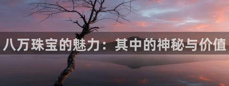 新宝5彩票是正规平台吗：八万珠宝的魅力：其中的神秘与价值