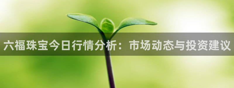 新宝骏rc5W：六福珠宝今日行情分析：市场动态与投资建议