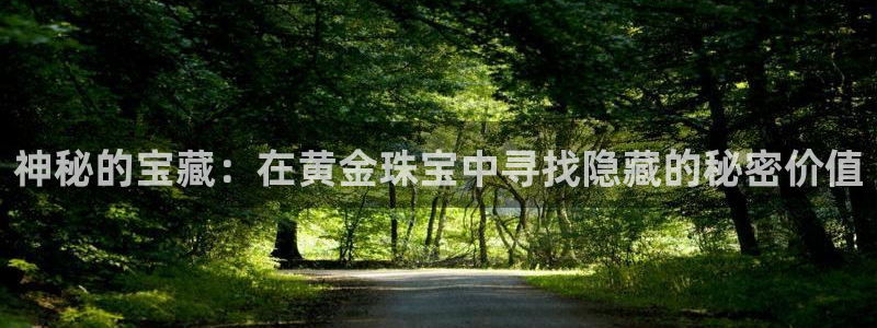 皇冠新宝5：神秘的宝藏：在黄金珠宝中寻找隐藏的秘密价值