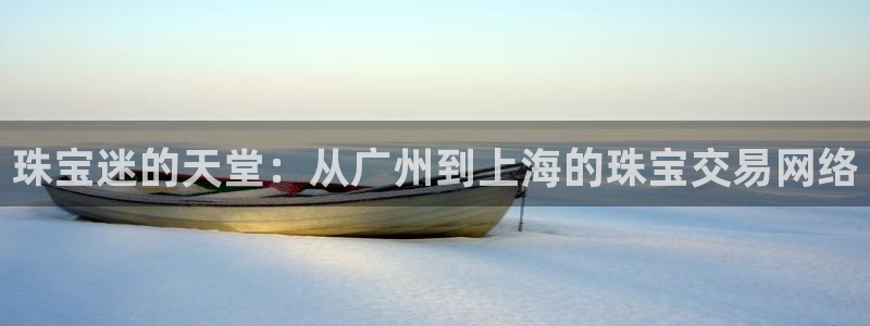 新宝j2O5O5O：珠宝迷的天堂：从广州到上海的珠宝交易网络