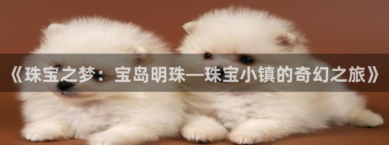 新宝5日谢29999：《珠宝之梦：宝岛明珠—珠宝小镇的奇幻之旅》