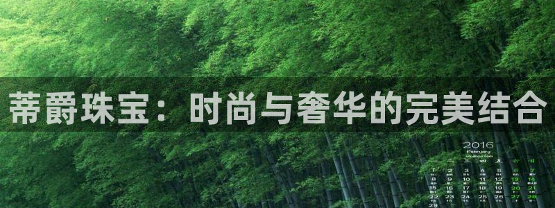 新宝5公司：蒂爵珠宝：时尚与奢华的完美结合